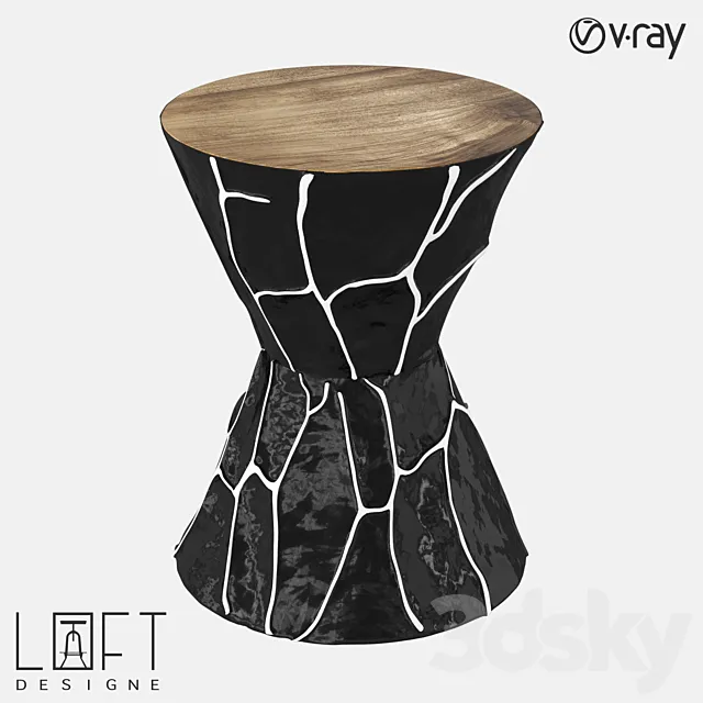 Coffee table LoftDesigne 6062 model 3D Model