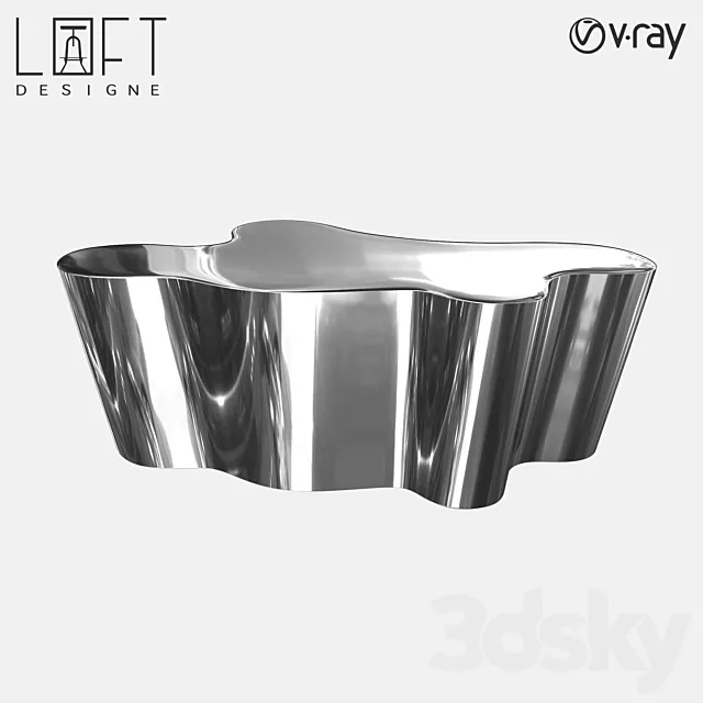 Coffee table LoftDesigne 6452 model 3DModel