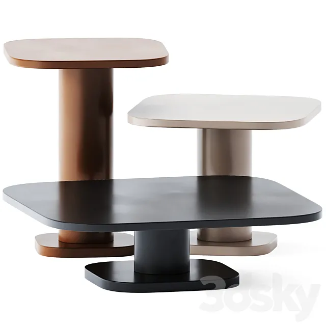 Coffee Table Matera by Baxter 3DModel