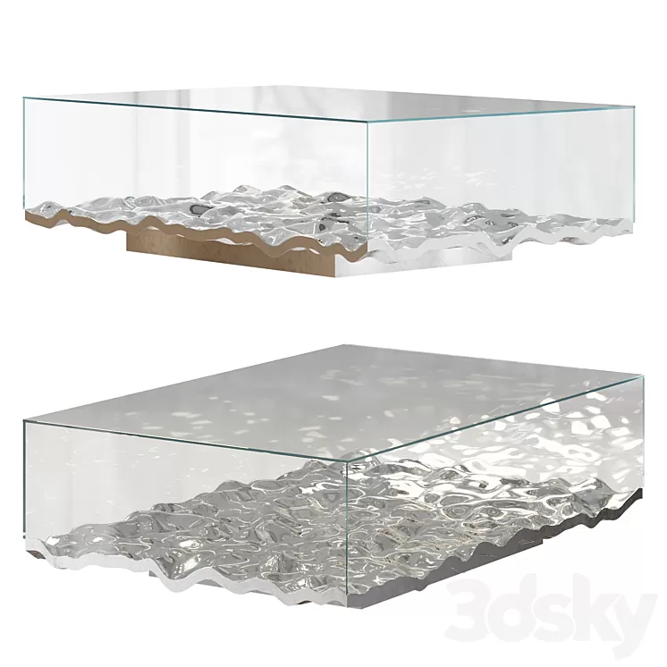 Coffee table MATHIEU LEHANNEUR 3D Model