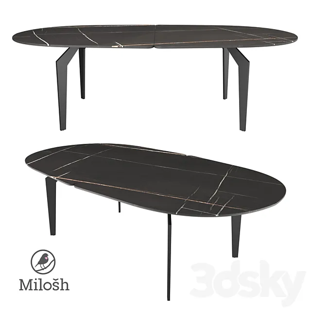 Coffee Table Milosh Tendence 701045 3D Model