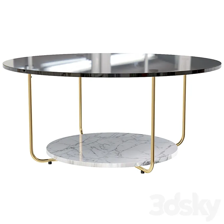 Coffee Table Moricio 3D Model Free