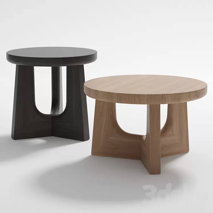 Coffee table Nara by Poliform 3D Model