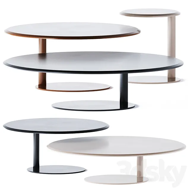 Coffee Table Oto Mini by Gallotti & Radice 3DModel