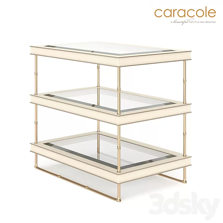 Coffee table Palm Beach Caracole 3D Model