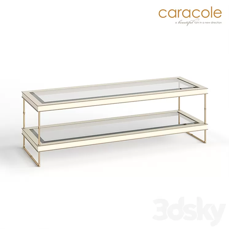 Coffee table Palm Desert Caracole 3D Model