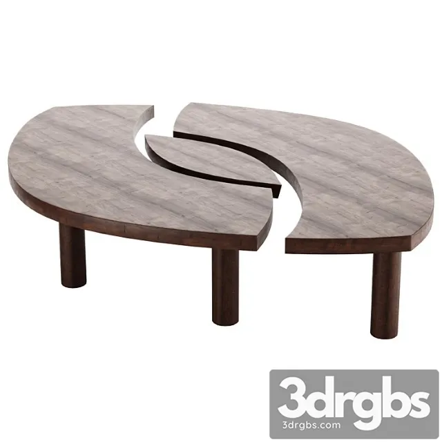 Coffee Table Pierre Chapo T22 1972 3D Model Free