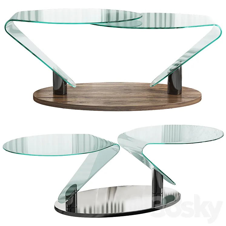 Coffee table Ray Coffee Table Naos 3D Model Free