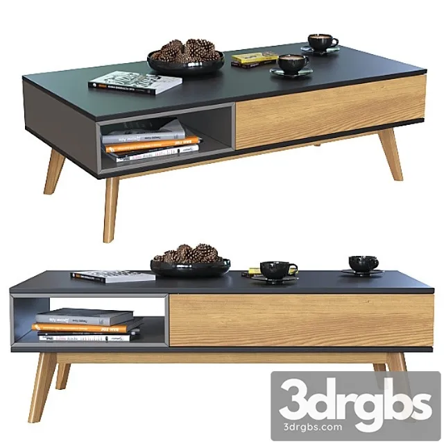 Coffee table signal roma a. 2 3D Model Free