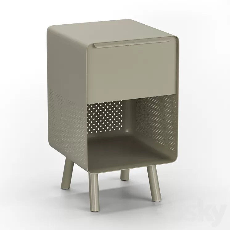 Coffee table Steel 3D Model