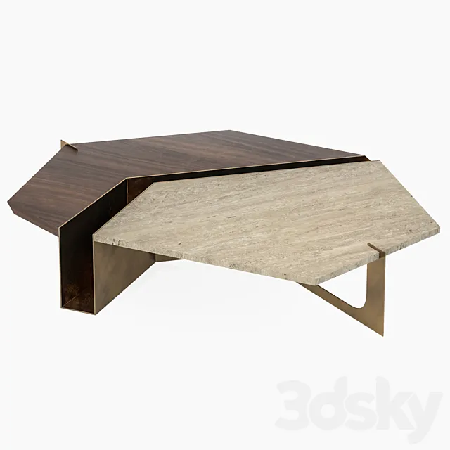 Coffee table Stratos 3D Model