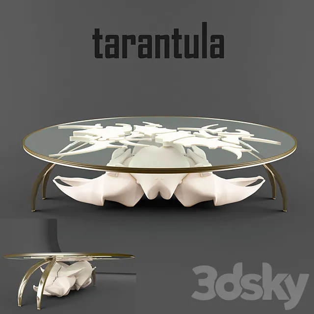 Coffee table - tarantula 3D Model