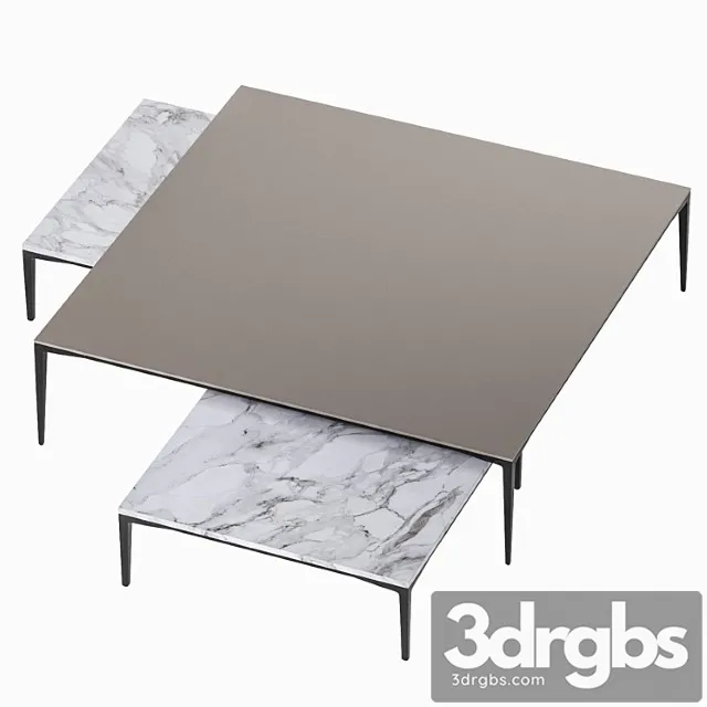 Coffee table tray 2 rimadesio 2 3D Model Free