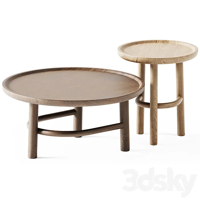 Coffee Table Unam Out by Very Wood 3D Model