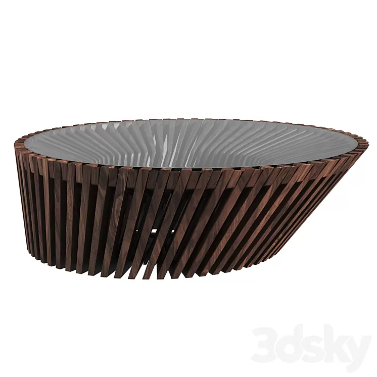 coffee table YIN & YANG table from Riva1920 3D Model