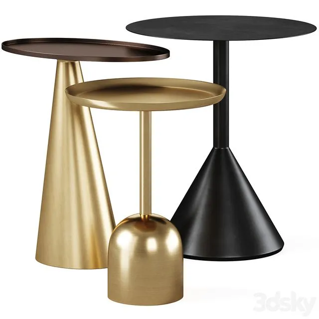 Coffee table Yinan Liliane and Adaluz by La Forma (ex Julia Grup) 3D Model