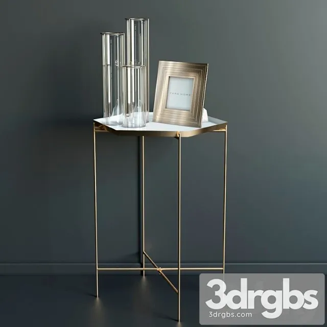 Coffee table zara home_22 2 3D Model Free