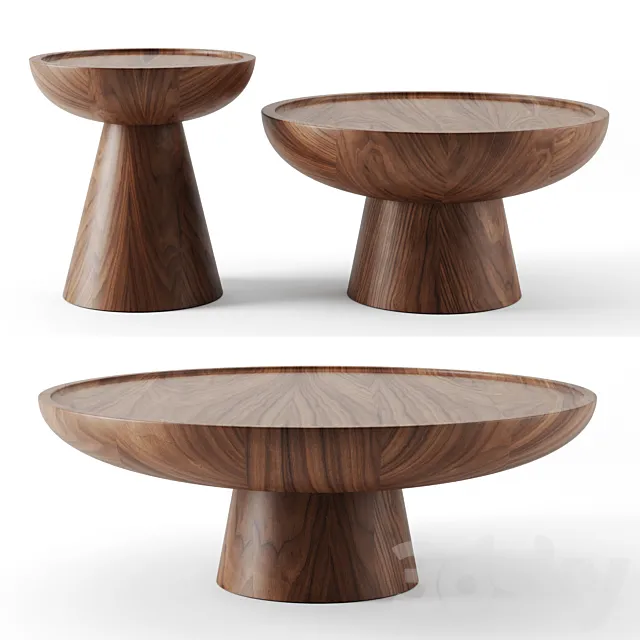 Coffee tables by Made In Taunus 3DModel