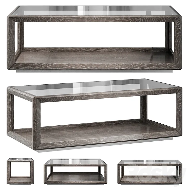 Coffee tables Camelgroup Elite Silver 3D Model Free