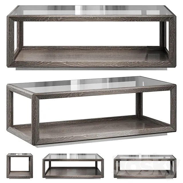 Coffee tables Camelgroup Elite Silver 3DModel