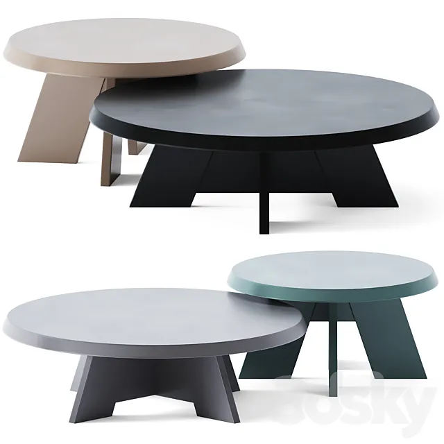 Coffee Tables Itske by Piet Boon 3DModel
