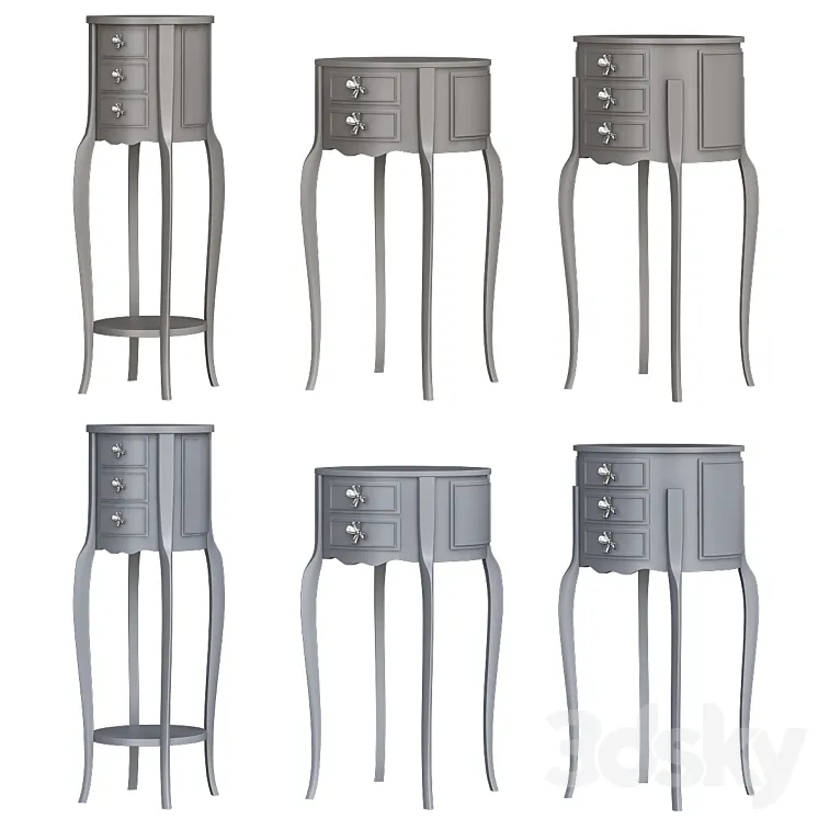 Coffee tables jumbo collection 3D Model Free