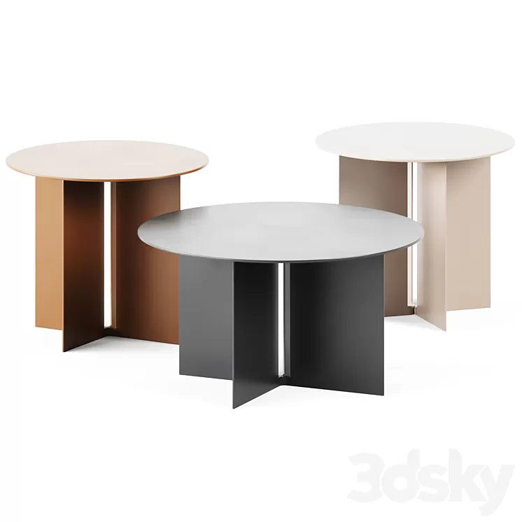 Coffee tables mers 3D Model Free