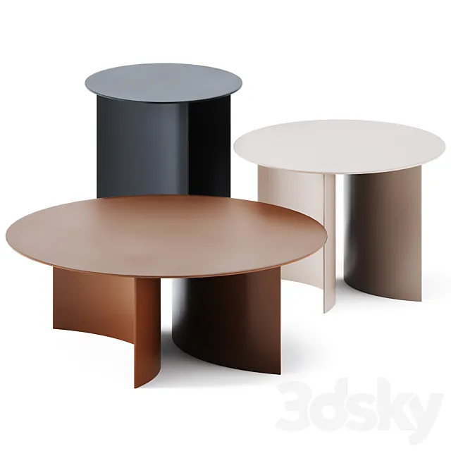 Coffee Tables Pierre by Flou 3DModel