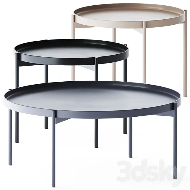 Coffee Tables Salto by Skargaarden 3D Model