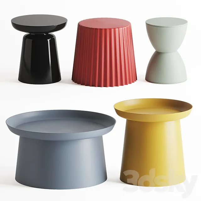 Coffee tables set Free Download