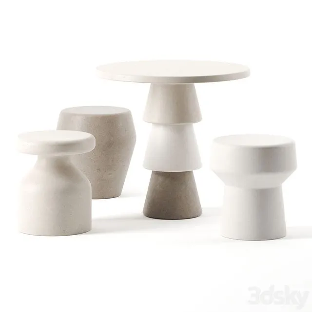 Coffee tables set by Pimar Free Download