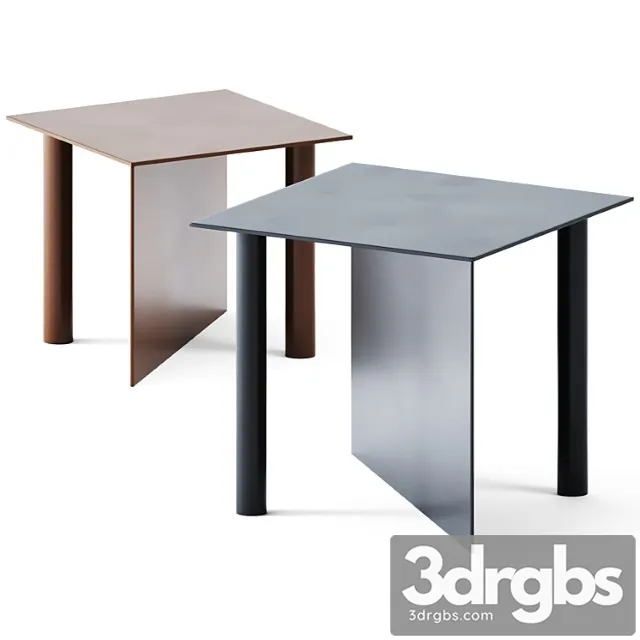 Coffee Tables Square Piatto by Fucina 3D Model Free