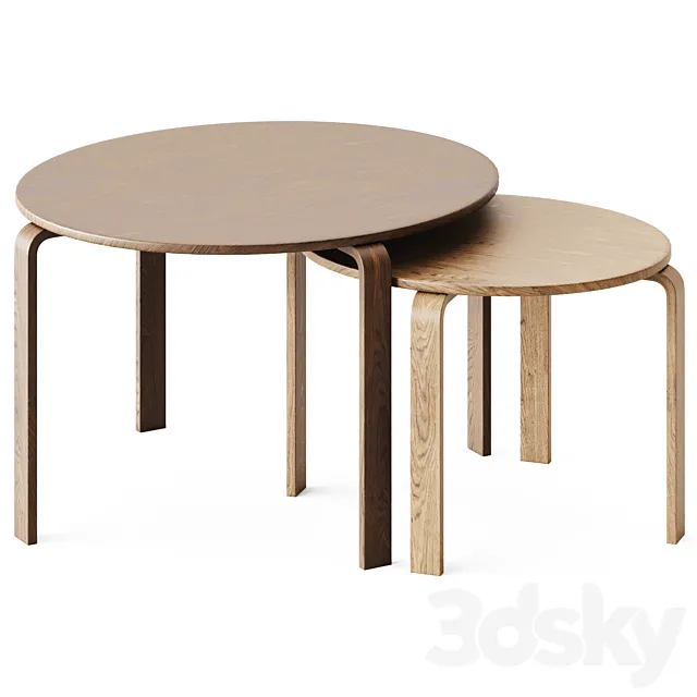 Coffee Tables Svalsta by Ikea 3D Model