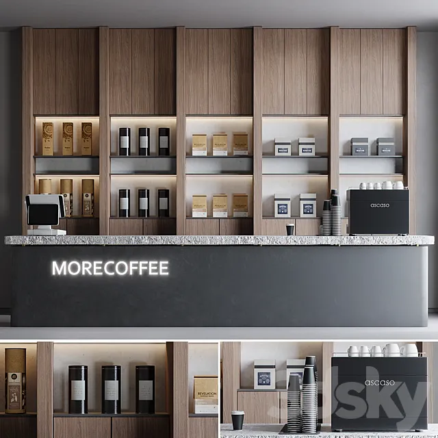 Coffeeshop 2 Morecoffee 3DModel
