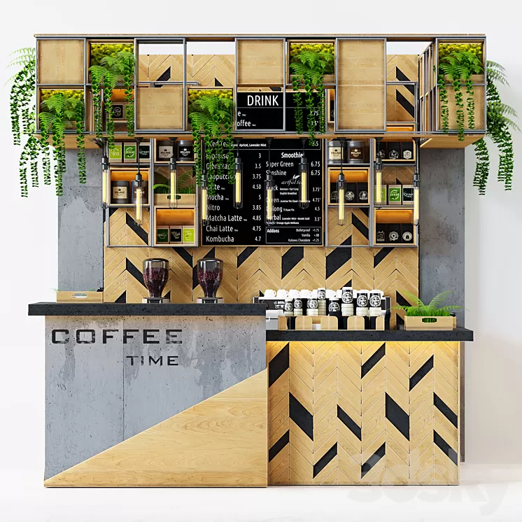 Coffeeshop Loft 2 3D Model