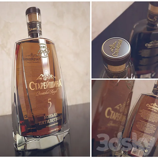 Cognac "Elder" 3D Model