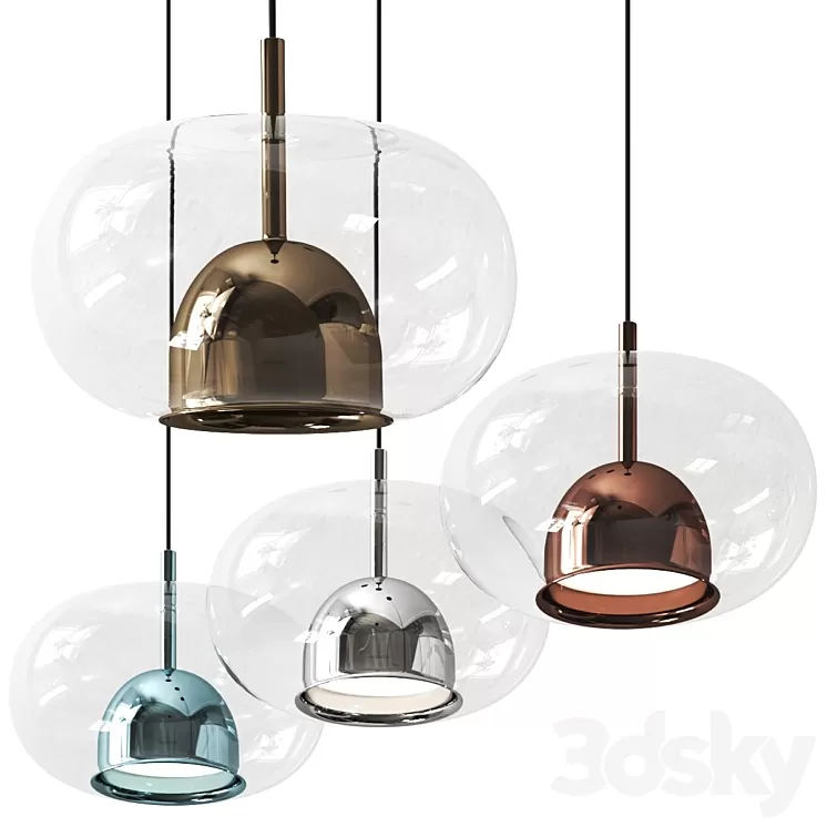 Coimbra by Cattelan Italia Oriano Favaretto Pendant Lamp 3D Model
