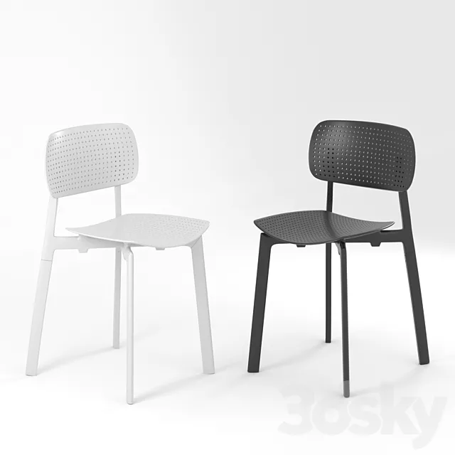Colander stool 3D Model