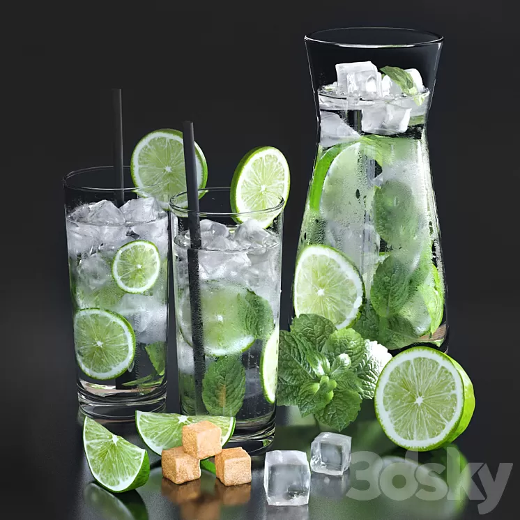 Cold mojito 3D Model