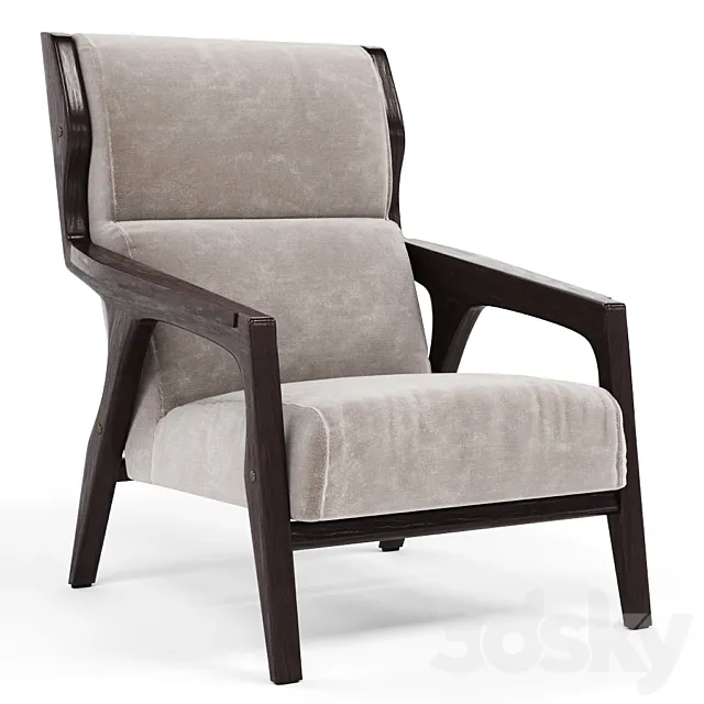 Coleccion Alexandra Gio armchair 3D Model