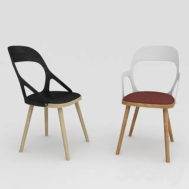 Colibri Hans Chairs 3D Model