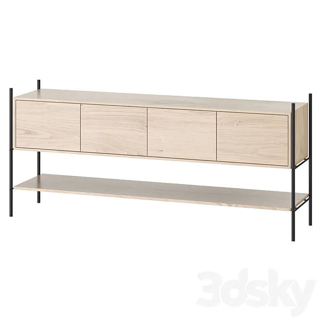 Colima Steel sideboard 3D Model