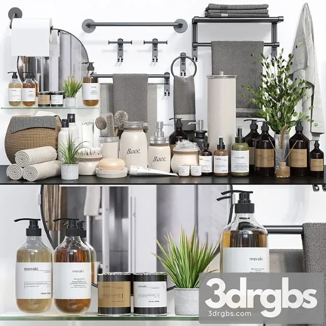 Collaction Bathroom Accessories Vol 2 1 3D Model Free