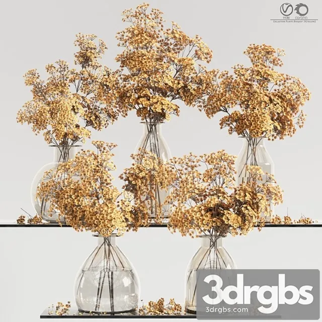 Collaction Plants Bouquet 19 Yellow 1 3D Model Free