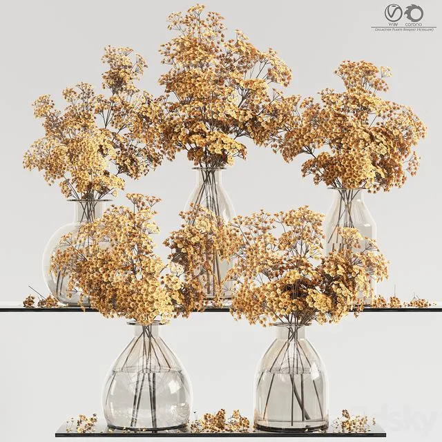 Collaction_Plants_Bouquet_19(yellow) 3D Model