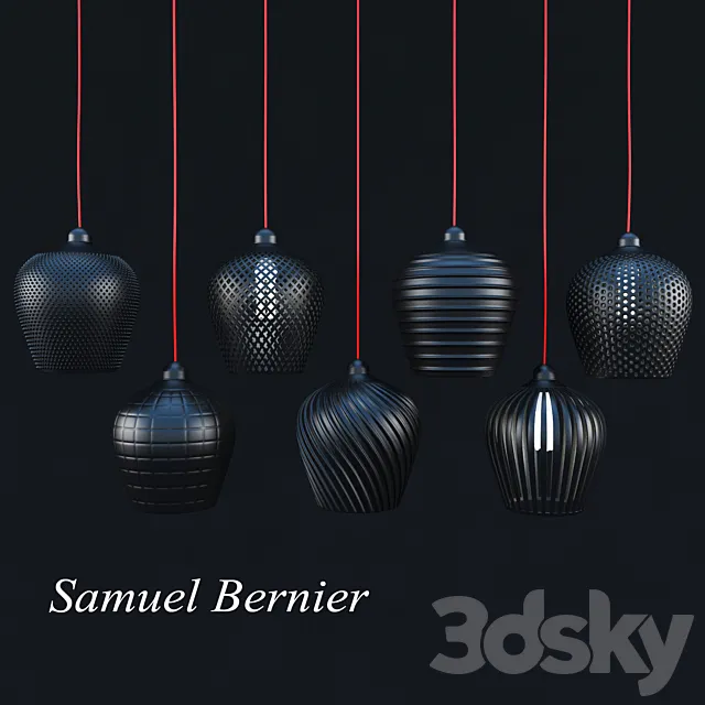 Collection chandeliers from Samuel Bernier 3D Model