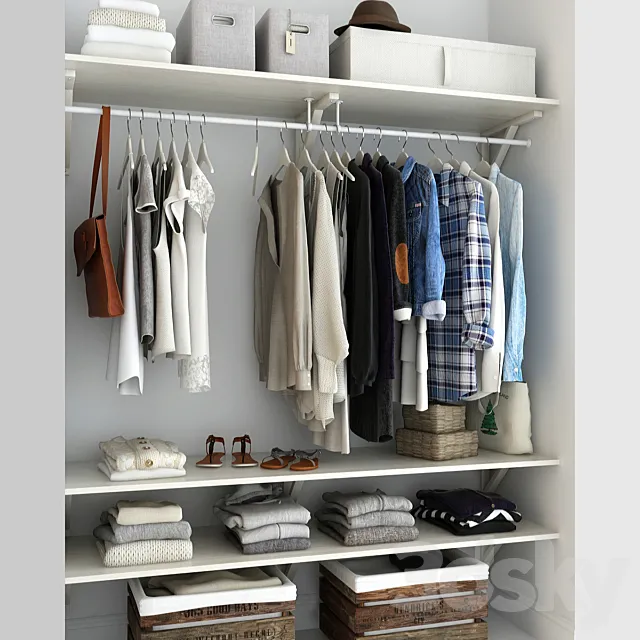 Collection Clothing 3D Model