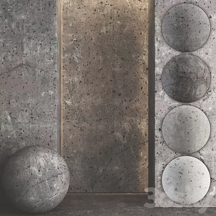 Collection Concrete 03 – (Pervious concrete) 3D Model