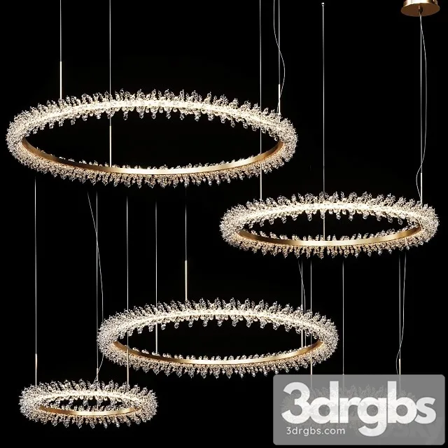 Collection Crystal Ring Luxury LED 3D Model Free