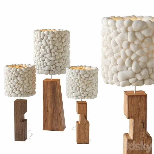 Collection Floor Lamp by Helen Loom 3D Model